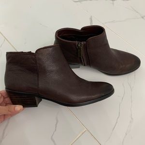 Sam Edelman Brown Leather Petty Chelsea Boots